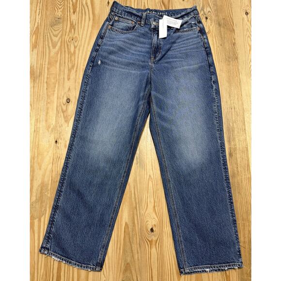 American Eagle Outfitters Denim - American Eagle Curvy 90s Straight High Rise Stretch Denim Jeans 8S 28x28 New